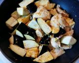 ＊ナスと鶏肉のピリ辛炒め四川風＊作り方4写真
