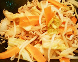 さっぱりと！キャベツと豚肉の梅ぽん炒め♪作り方10写真