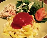 炊飯器で簡単☆チキン（ケチャップ）ライス作り方4写真