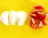 簡単作り置き♪柔らか豚肉とトマトのマリネ作り方1写真
