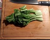 山東菜のおひたし作り方1写真