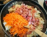 枝豆とたくあんのチャーハン作り方7写真