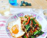 ラープ・ムー焼きそば＊ニラ&豚でスタミナ作り方6写真
