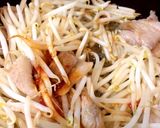 ピリ辛豚バラもやし豆板醤炒め作り方3写真