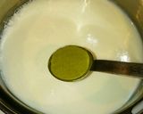 生クリーム無し＊抹茶プリン＊作り方1写真
