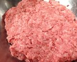 シェフ、プロ直伝肉汁ジューシーハンバーグ作り方1写真