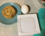 納豆とゆで卵のがんもバーガーもどき作り方1写真