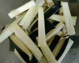 しゃぶしゃぶ用豚と茄子を使った青椒肉絲作り方1写真