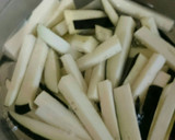 しゃぶしゃぶ用豚と茄子を使った青椒肉絲作り方2写真