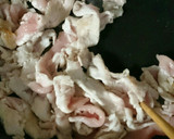 しゃぶしゃぶ用豚と茄子を使った青椒肉絲作り方4写真