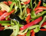 しゃぶしゃぶ用豚と茄子を使った青椒肉絲作り方7写真