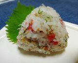 ◆定番美味しい♪梅じゃこおにぎり◆作り方3写真