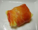◆巻くだけおしゃれ♪生ハムチーズおにぎり作り方1写真