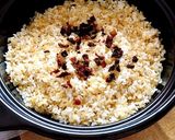 鶏むね肉の簡単ピリ辛炊き込みごはん作り方2写真