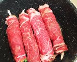 簡単だけどしっかりおかず♫牛肉の野菜巻き作り方3写真