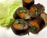 簡単だけどしっかりおかず♫牛肉の野菜巻き作り方4写真