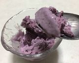 途中混ぜ無しブルーベリーのアイスクリーム作り方14写真