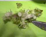 おかずになる🥬サニーレタスの貝出汁ナムル作り方2写真
