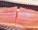 色鮮やかな白身魚のレンジ蒸し❁*+作り方1写真
