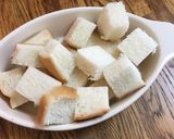 休日の朝ごはんに♡簡単パングラタン作り方1写真