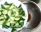 夏野菜の簡単サラダ♪茗荷ワカメ胡瓜タコ作り方9写真