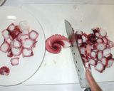 夏野菜の簡単サラダ♪茗荷ワカメ胡瓜タコ作り方7写真