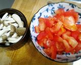 トマトと鶏肉の和風ジェノベーゼ冷製パスタ作り方4写真