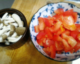 トマトと鶏肉の和風ジェノベーゼ冷製パスタ作り方4写真