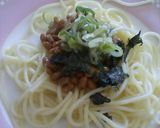 ECO葱でおいしい納豆スパゲッティ作り方2写真