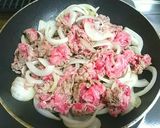 醤油麹de牛とじ丼作り方3写真