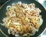 醤油麹de牛とじ丼作り方4写真