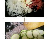 挽き肉たっぷり♪ズッキーニのボロネーゼ丼作り方2写真