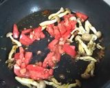 フレッシュトマトのパスタ、しめじ作り方2写真