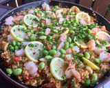 鶏肉とウインナーのパエリア作り方17写真