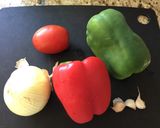 鶏肉とウインナーのパエリア作り方1写真