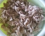 茹豚とピーマンのサラダ作り方1写真