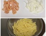 とろとろ♡我が家のチキンマカロニグラタン作り方1写真