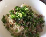 素麺消化週間☆焦がしネギで油そば風作り方6写真
