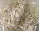 玉葱のかき揚げ蕎麦作り方1写真