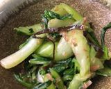 茹でる手間ナシ 揉むだけ青梗菜のおひたし作り方4写真