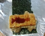 玄米くるみもち：お弁当に持っていく焼き餅作り方2写真