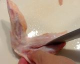 カリカリ！やみつき甘辛ダレの手羽先唐揚げ作り方1写真