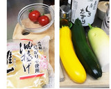 ☆彡簡単 ズッキーニと大根の和え物☆彡作り方1写真