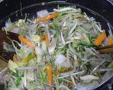 挽肉☆春雨☆白菜炒め作り方5写真