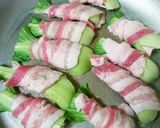 シャキシャキチンゲン菜の豚肉巻き♪作り方2写真