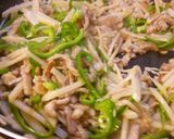 ぼたごしょうで青椒肉絲♪作り方5写真