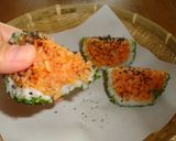 スイカおむすび♥️野菜ジュースで栄養◎❗作り方15写真