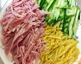 暑い日はこれ‼️具タップリ！冷し中華♪♪作り方5写真