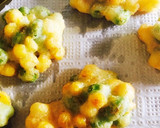 ♡とうもろこしと枝豆のかき揚げ♡作り方4写真