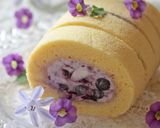 ブルーベリーとWチーズのロールケーキ作り方33写真